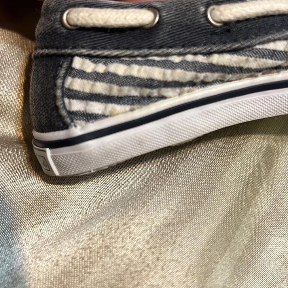 Sperry Kids Top Sider Striped Shoes - Size 4m